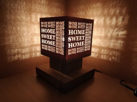 Stolná lampa - HOME SWEET HOME