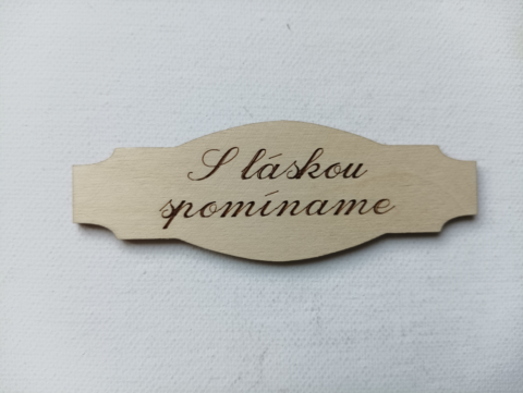 drevené nápisy