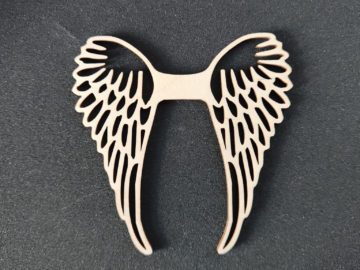 Drevené anjelské krídlo 10cm x 10cm