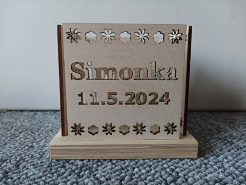 Pamiatka na 1. sväté prijímanie : Svietnik