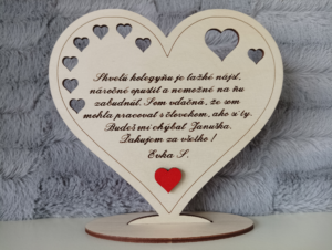 poďakovanie kamarátke, kolegyni