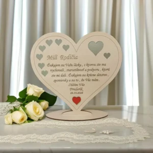 Poďakovanie rodičom