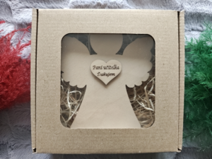 anjelik v darčekovej krabičke