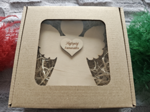 anjelik v darčekovej krabičke