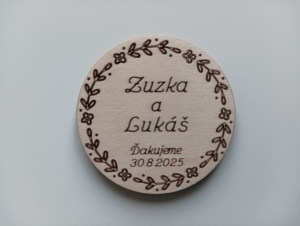 svadobná magnetka