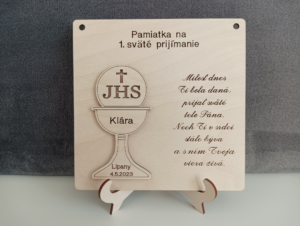 pamiatka na 1.sväté prijímanie