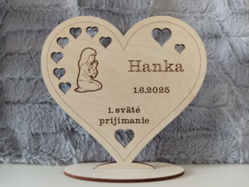 drevené srdiečko