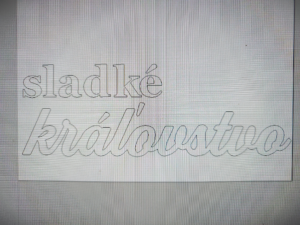 Drevený nápis