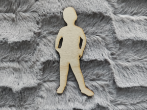 Drevený výrez postavy