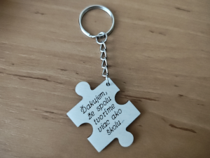 kľúčenka puzzle